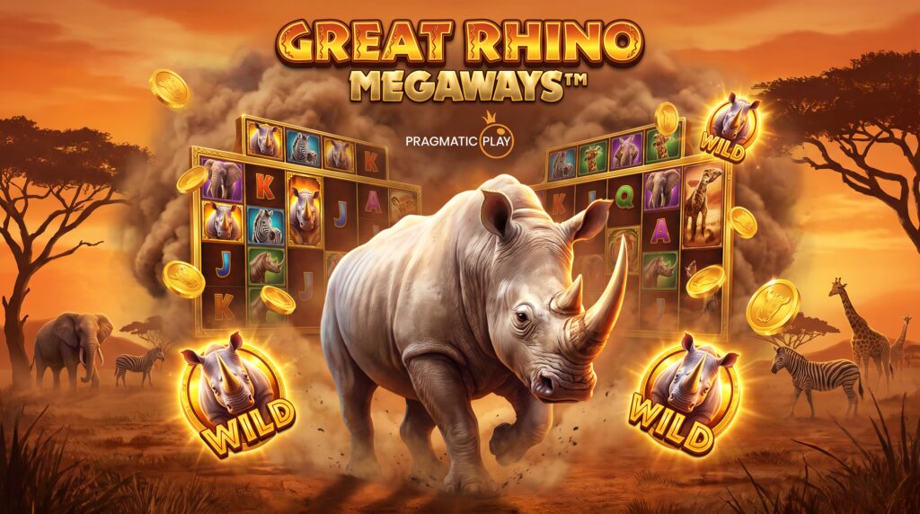 Great Rhino Megaways スロット - LuckyCoveで完全レビュー