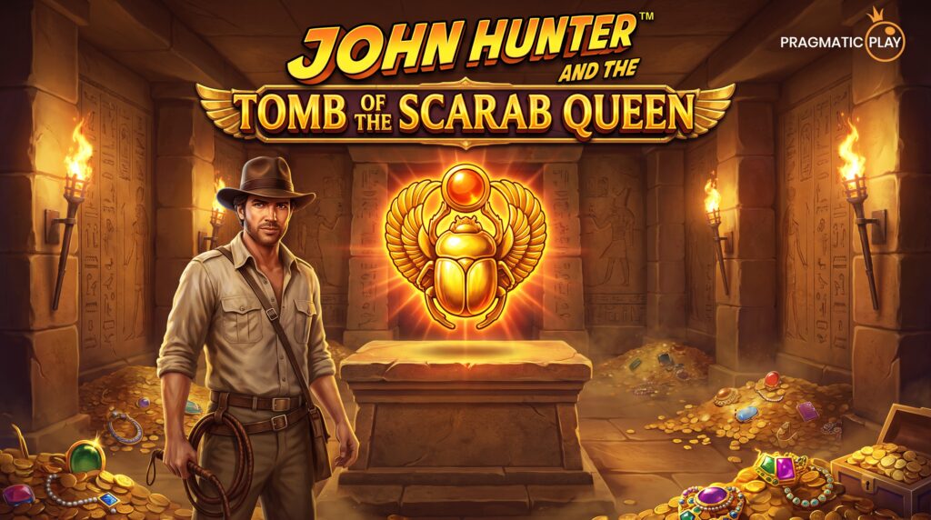 John Hunter and the Tomb of the Scarab Queen スロット - LuckyCoveでレビュー