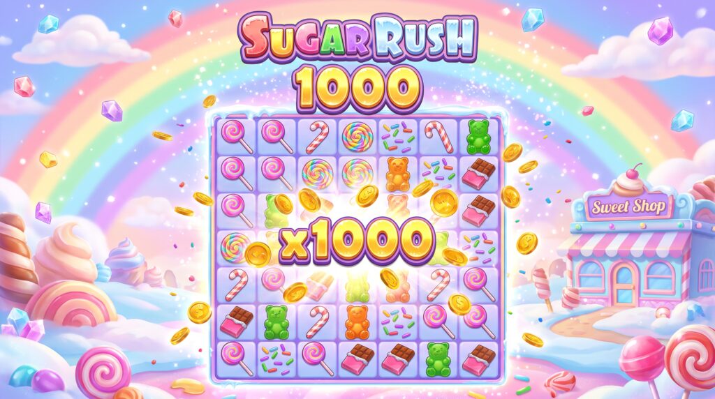 Sugar Rush 1000 スロット - LuckyCoveで完全レビュー